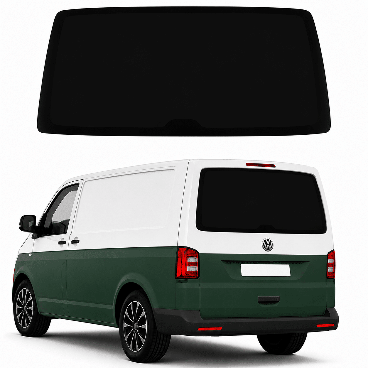 VW Transporter T6 / T6.1 Tailgate Glass – BLACKOUT