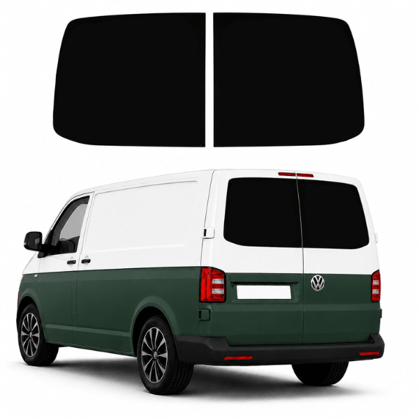 VW Transporter T6 / T6.1 Barn Door BLACKOUT Glass – Pair