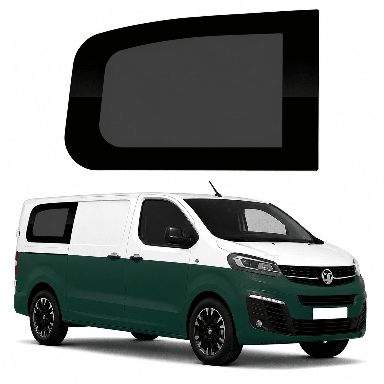 Vivaro / Dispatch / Expert / Proace (2019+) Rear Quarter Fixed Privacy Glass – Driver Side SWB